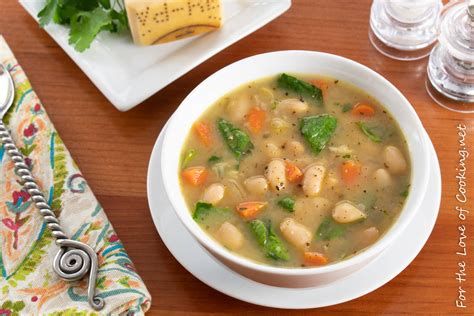 Mediterranean White Bean Soup For The Love Of Cooking