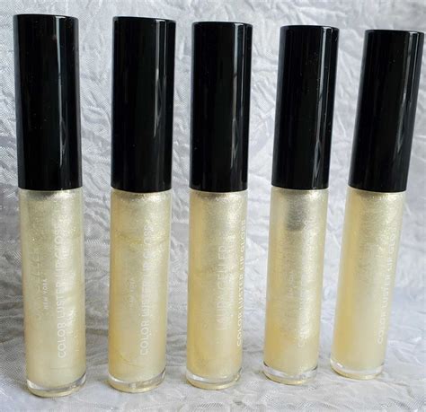 2 Pcs Laura Geller Color Luster Lip Gloss City Lights Soft Gold Top