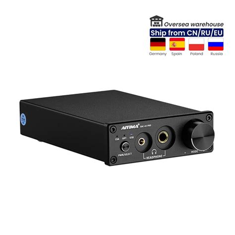 Aiyima A Pro Wzmacniacz S Uchawkowy Usb Dac Bit Khz Dekoder Hifi