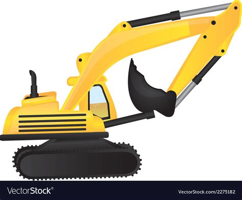 Cartoon digger Royalty Free Vector Image - VectorStock