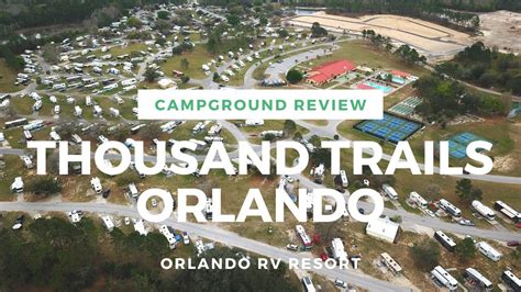 Where To Rv In Florida Thousand Trails Orlando Campground Review