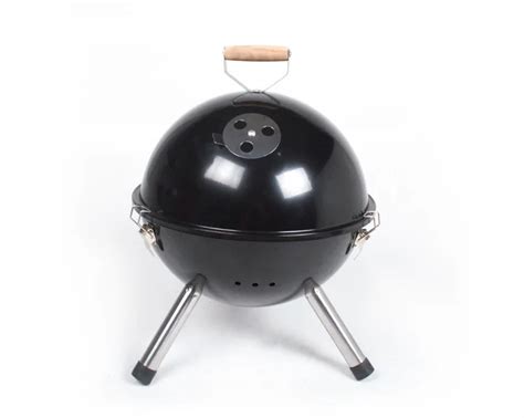 Small Size Charcoal Bbq Portable Round Football Indoor Barbecue Grill