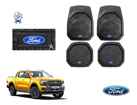 Tapetes 3d Charola 4pz Logo Nueva Ford Ranger 2023 2024 2025 En Venta