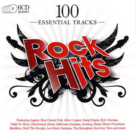 CARATULAS DE CD DE MUSICA 100 Essential Rock Hits 2009