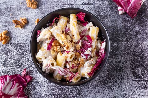 Ricotta Nudeln Mit Radicchio Leichte Sommer Pasta Leckerschmecker