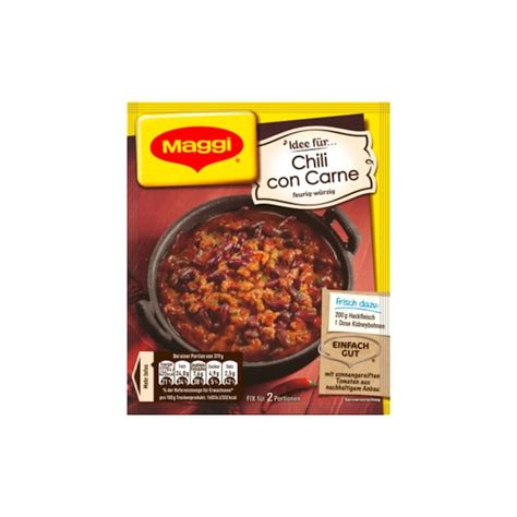 Maggi Fix Chili Con Carne G Lebensmittel Versand Eu Lebensmitte