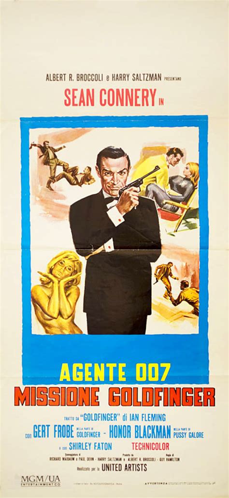 Goldfinger Original R S Italian Locandina Movie Poster Posteritati