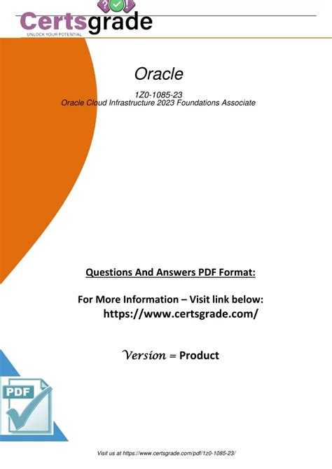 Ppt Oracle Cloud Z Exam A Comprehensive Guide To Practice