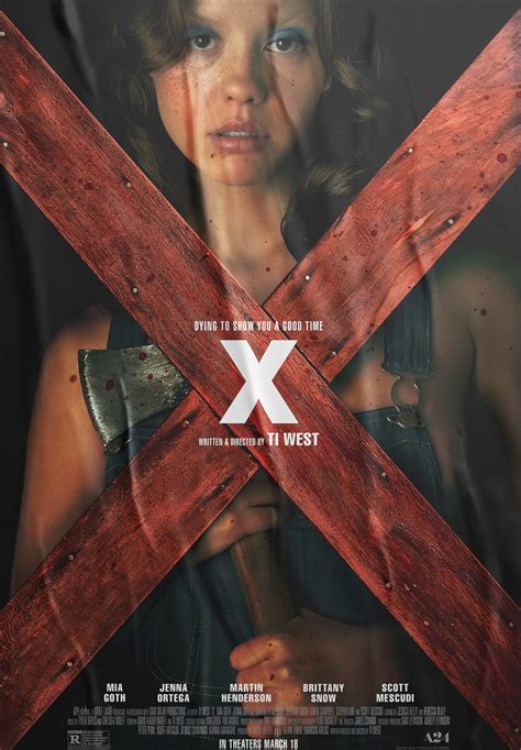 X 2022 Movie Poster Ti West - Etsy