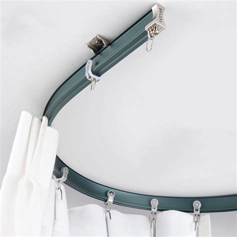 Chr Ivory Blue Bendable Single Double Curtain Tracks Ceiling Wall