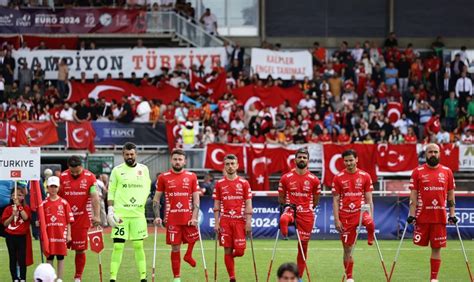 Son dakika Ampute Futbol Milli Takımı Avrupa Şampiyonu TRHaber