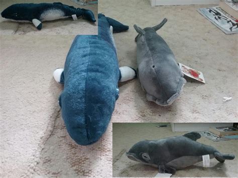 Minke and Pigmy Right Whale plush by Bloodwolf-Xx on DeviantArt