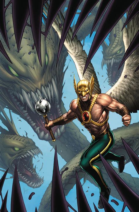 Hawkman 4 Textless Variant Cover By Dale Keown R DCcomics