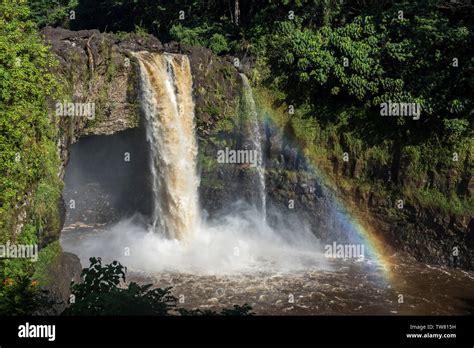 The Famous Rainbow Falls In Hilo Big Island Hawaii Stock Photo Alamy