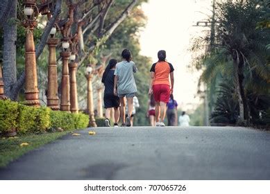 People Jogging Park Stock Photo 707065726 | Shutterstock