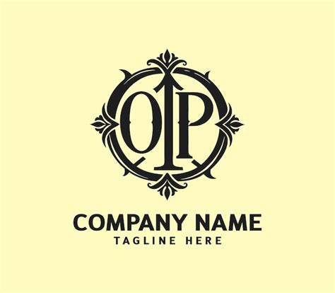 Op Modern Monogram Logo Premium Ai Generated Vector