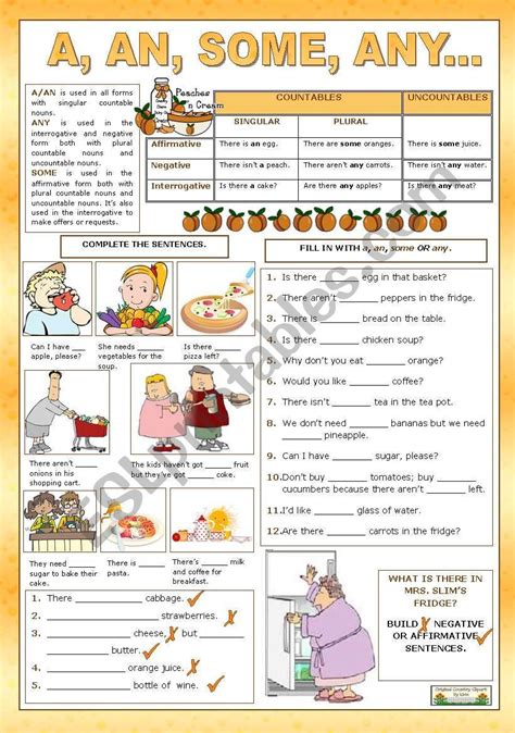 Students Get Some Grammar Information And Do Exercises Using A An