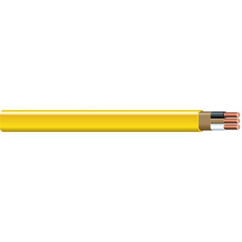 Yellow Solid Romex Simpull Cu Nm B W G Wire Ft Electrical