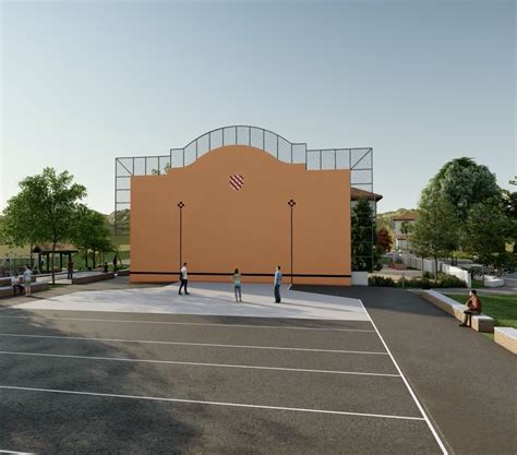 Saint Martin DArberoue Le Fronton Fait Peau Neuve Euskal Herria