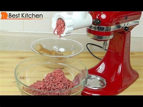 Kitchenaid Food Grinder Attachment For Stand Mixers Review Youtube