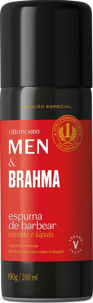 Espuma de Barbear Men Brahma o Boticário Beleza na Web