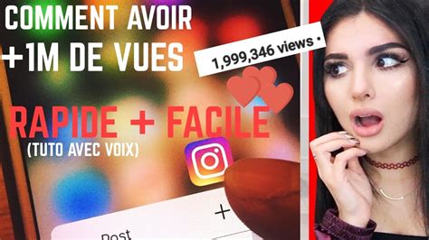 Comment Avoir 1 Millions De Vues Sur Une Video Instagram Facilerapide