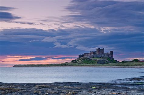 Bamburgh Castle Sunrise Wiki Bamburgh Ca Flickr