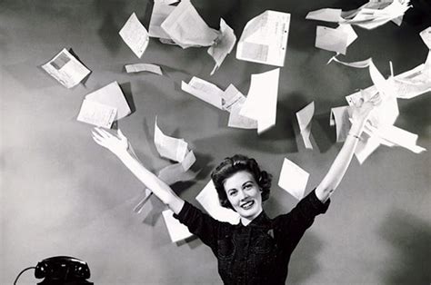 Woman Throwing Paper The Sweet Setup