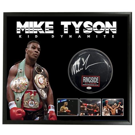 Boxing Mike Tyson Signed And Framed Canvas Taylormade Memorabilia