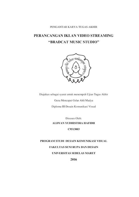 Pdf Perancangan Iklan Video Streaming Eprints Uns Ac Id