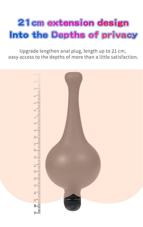 Expander Huge Dildo Inflatable Anal Butt Plug Sex Toy Prostate Massager