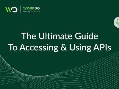 The Ultimate Guide To Accessing Using APIs WorkDo Io