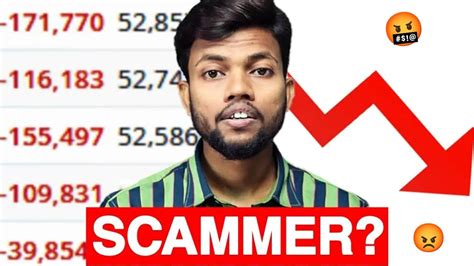 The Biggest Youtube Scammer Manojdey 😡 Youtube