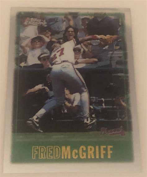 1997 Topps Chrome 119 Fred McGriff For Sale Online EBay