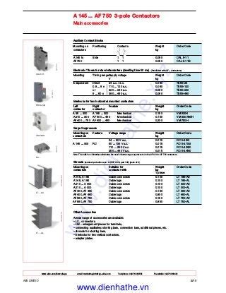 Catalog contactor abb