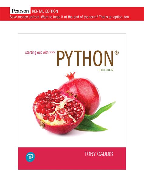 Starting Out With Python By Tony Gaddis Goodreads