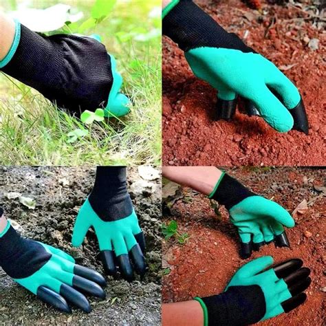 Garden Gloves Work Safety Gloveswith Claws For Digging Soil And