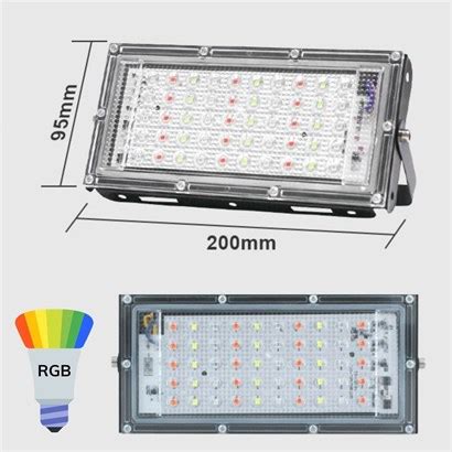 Kumandal Led I K D Cephe Ayd Nlatmas Ok Renkli Rgb Led Panel I K