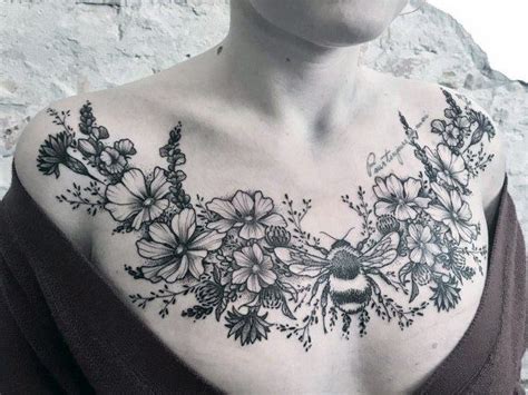 Chest Tattoos For Women Designs