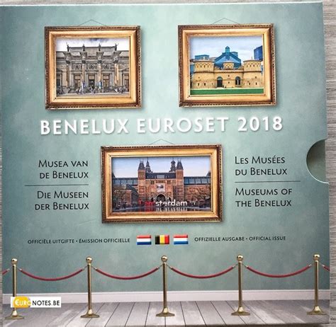 Benelux Euro Set Bu Fdc From Cent To Euro Euronotes Be