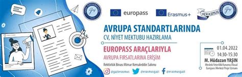 Avrupa Standartlarında CV Niyet Mektubu Hazırlama Ve Europass