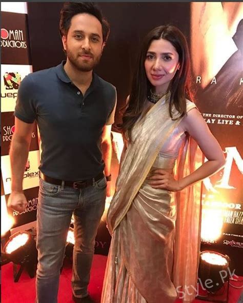 Mahira Khan At The Trailer Promotion Of Her Movie Verna – Style.Pk