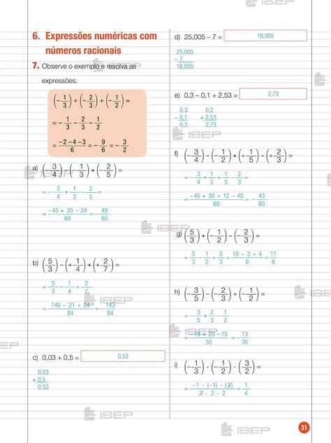 CADERNO DO FUTURO 7 ANO MATEMÁTICA PROFESSOR Atividades de Matemática