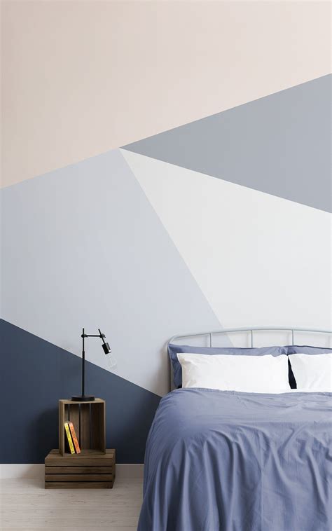 6 Geometric Wallpaper Ideas For A Bedroom Interior | Murals Wallpaper ...