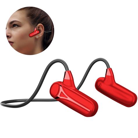 Open Ear Wireless Bone Conduction Headphones With Bluetooth 5 0 Microphone Hd Phone Call