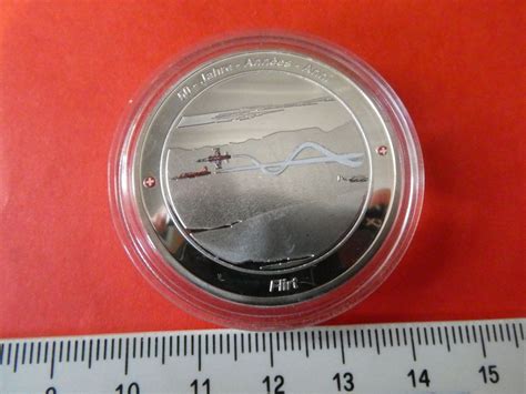 Patrouille Suisse Flirt Versilberte Medaille Pp In Schutz Kaufen