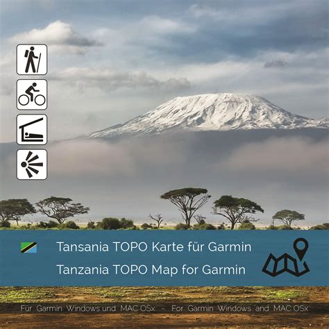 Download topographic map Tanzania for Garmin | Garmin WorldMaps