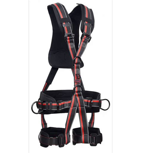 Polyester Black Pn Full Body Harness For Fall Protection Size Free