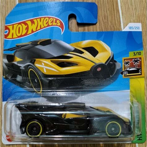 Store Minh Chung xe mô hình đồ chơi Hot wheels basic L case Bugatti Bolide Short Card