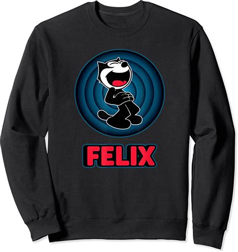 Jersey Happy Felix Cat Cartoon Circle Retro Felix Cat Comics T Shirts - Tees.Design